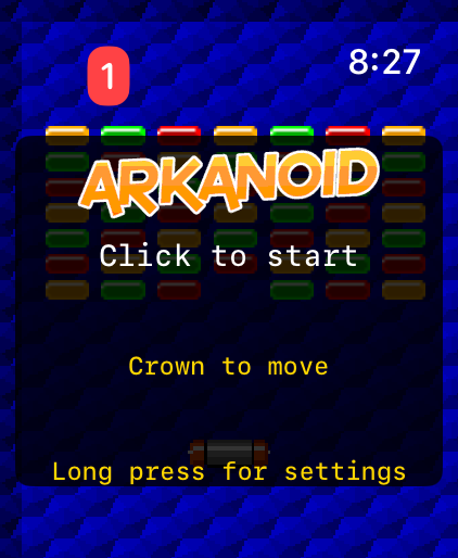 Arkanoid screenshot