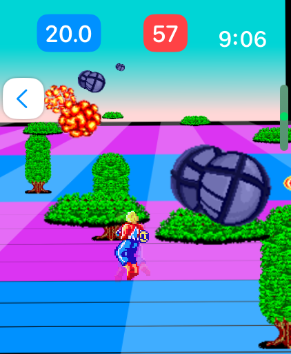 Space Harrier screenshot